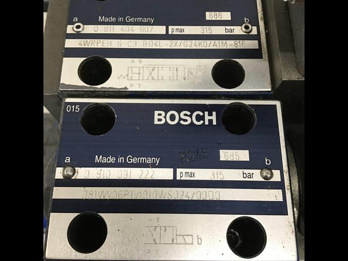 Used BOSCH Hydraulic Servo Valve 0 811 404 607 USED