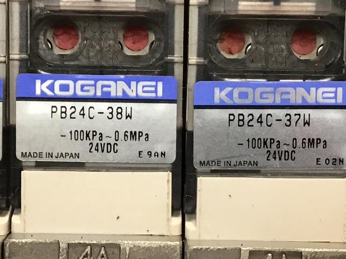 Used KOGANEI Manifold with Valve PBM8P-9W #120995