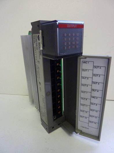 Used ALLEN BRADLEY Output Module 1746-OA16 SER C #51835