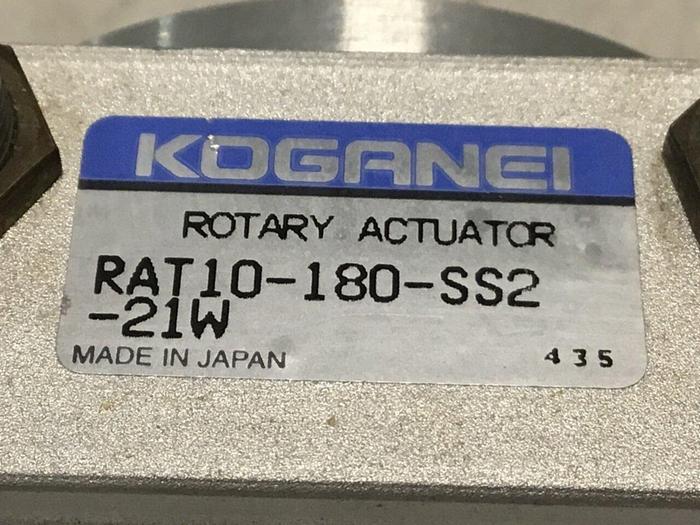 Used KOGANEI Rotary Actuator RAT10-180-SS2 #121061