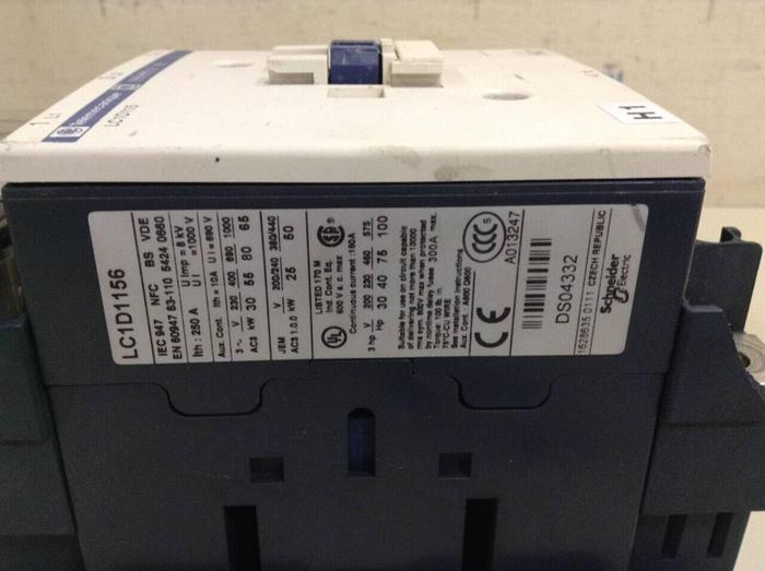 Used TELEMECANIQUE Contactor LC1D1156 #73826