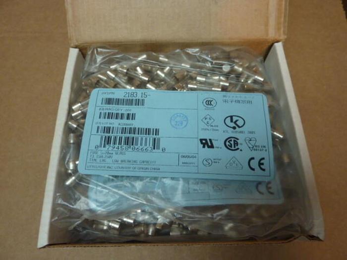 LITTELFUSE 3.15 Amp Fuse 02183.15M New