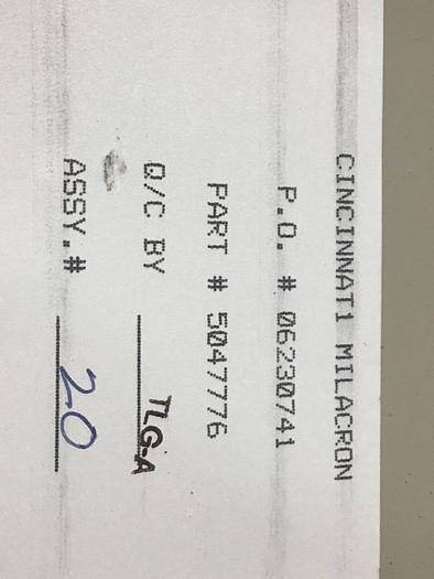 Used CINCINNATI MILACRON Robot Interface SPI 3.0 / EUROMAP 12 #143627