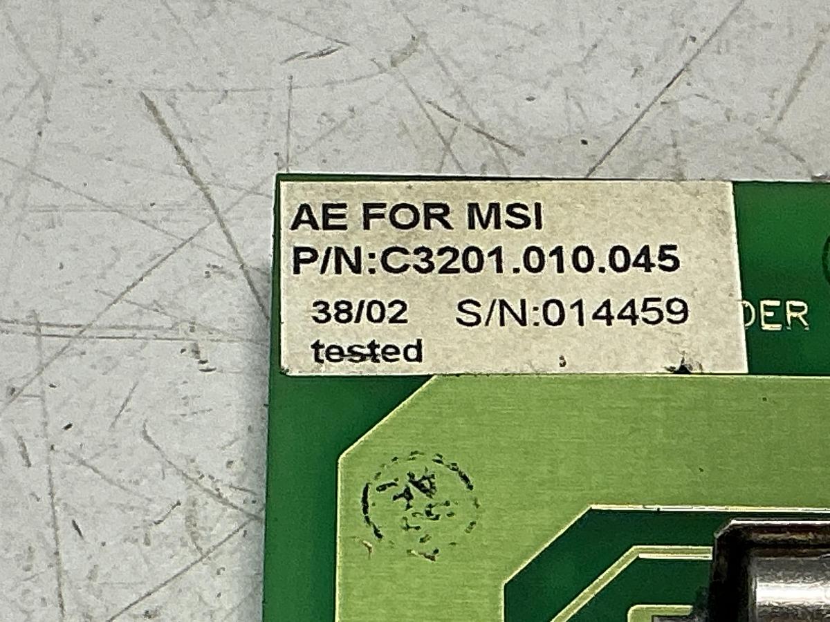 Used AMERICAN MSI CORPORATION C3201.010.045