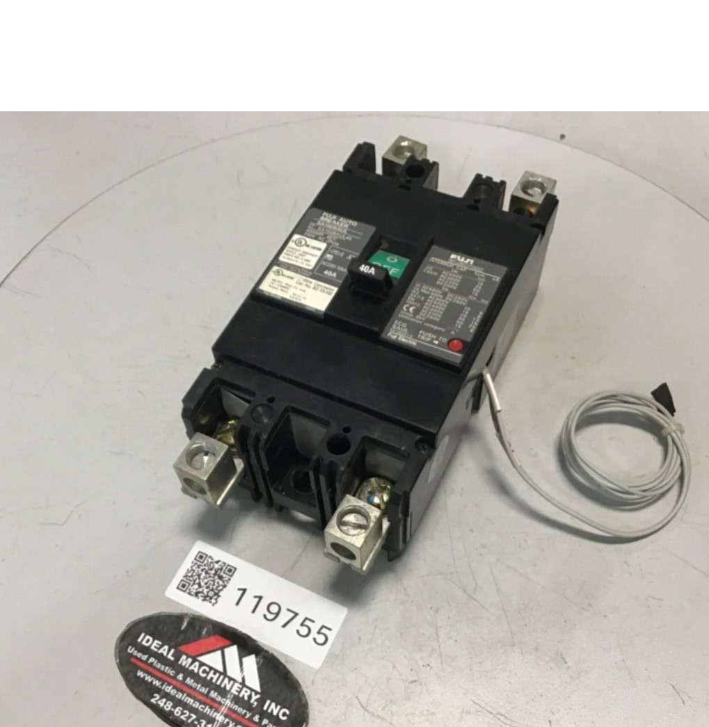 Used FUJI ELECTRIC Circuit Breaker 40 Amp SA102BAUL USED