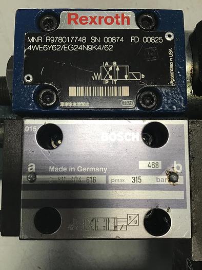 Used BOSCH Proportional Servo Valve 0 811 404 304 Used #142513