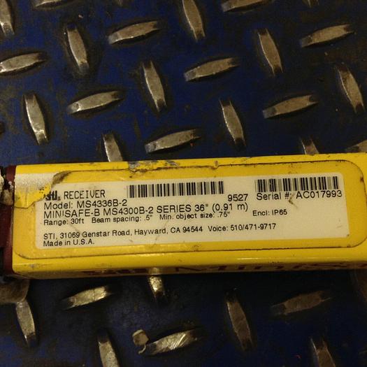 Used STI Light Curtain Receiver MS4336B-2-R Used