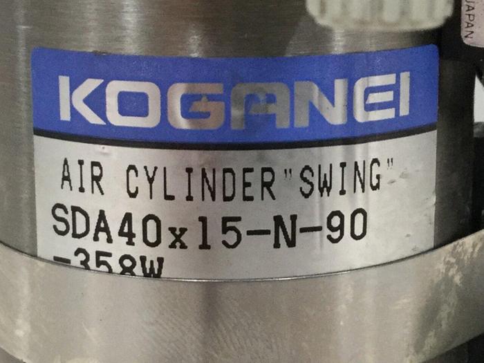 Used KOGANEI Air Cylinder Swing SDA40X15-N-90-358W #108057