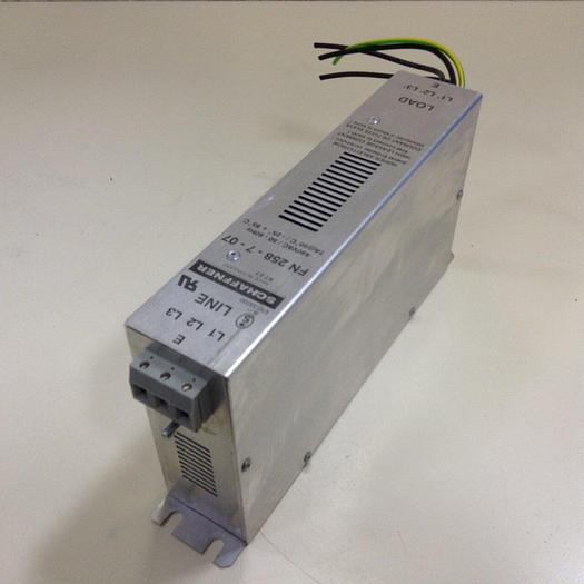 Used SCHAFFNER Power Line Filter FN 258-7-07 #85993