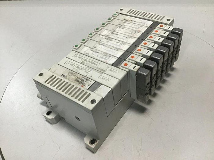 Used SMC Solenoid Valves & Manifold VVQ2000-10A-1 #115102