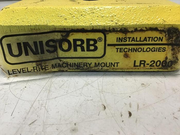Used UNISORB Leveling Mount Pad 5 x 3 LR-2000 #122883