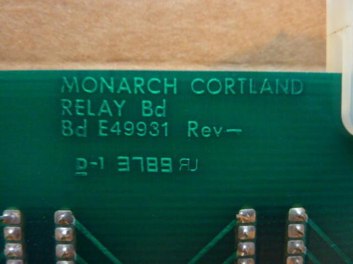 Used MONARCH Circuit Board E49932 #27076