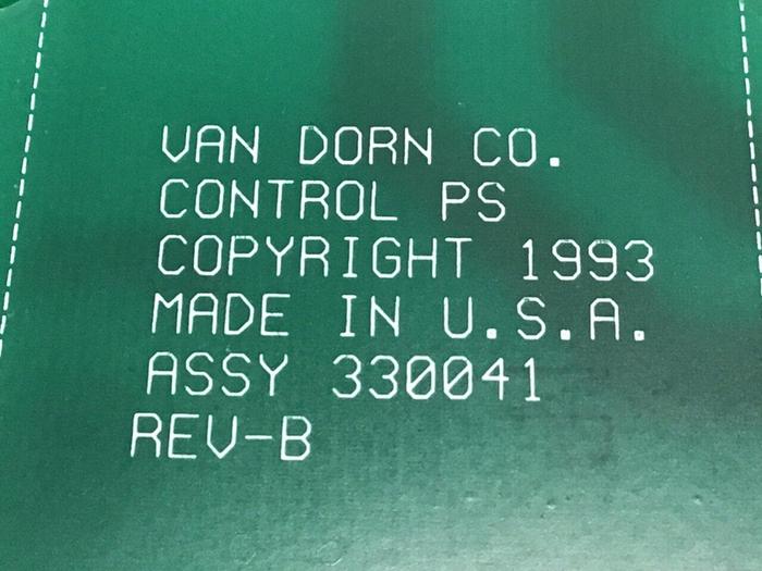 Used VAN DORN Circuit Board 330041 PC330-041 Used