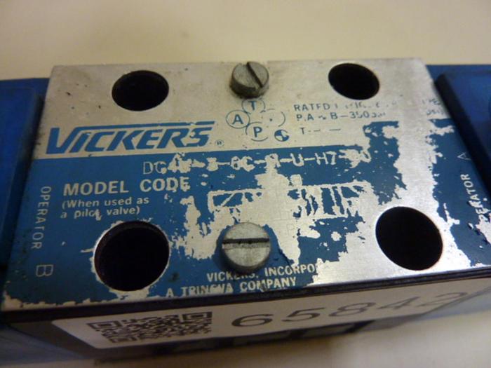 Used VICKERS Pilot Valve Model DG4V36CMUH760 #65842