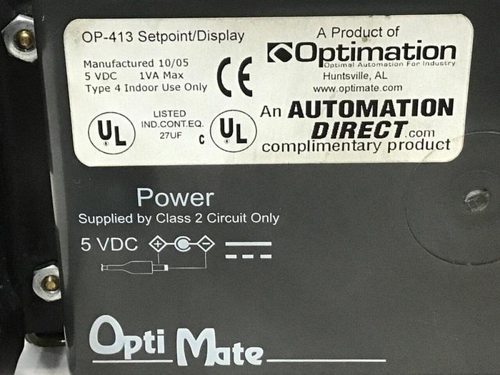 Used AUTOMATION DIRECT Setpoint Display OP-413 #135457