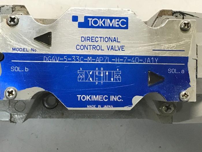 Used TOKIMEC Valve DG4V-5-33C-M-AP7L-H-7-40-JA1Y #126874
