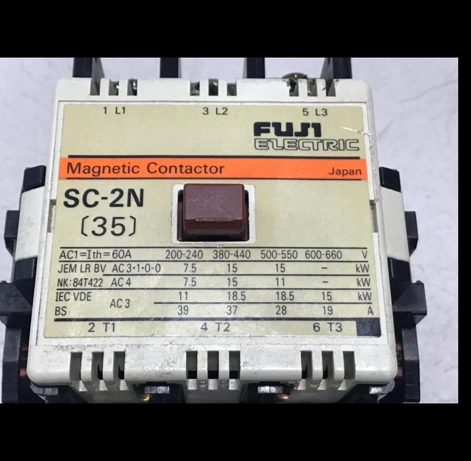 Used FUJI ELECTRIC Contactor SC-2N 4NC1Q0 Used
