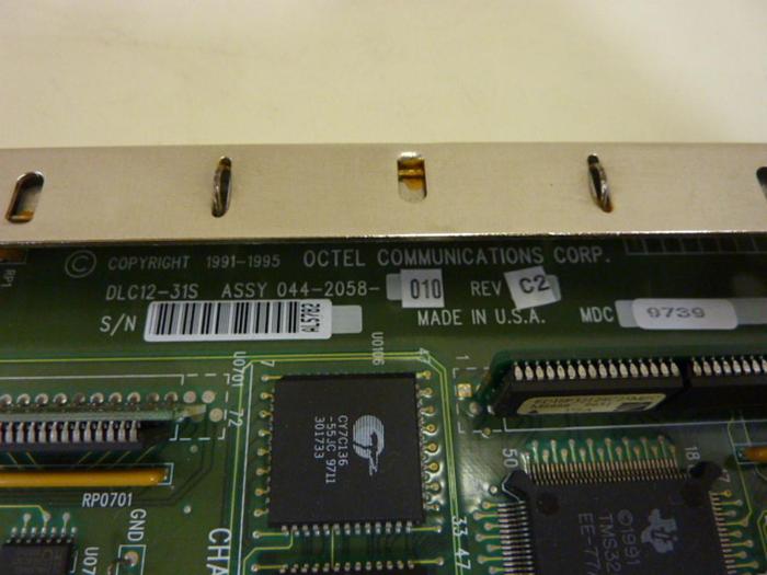 Used OCTEL Universal Digital Line Card 244-2058-010 #56345