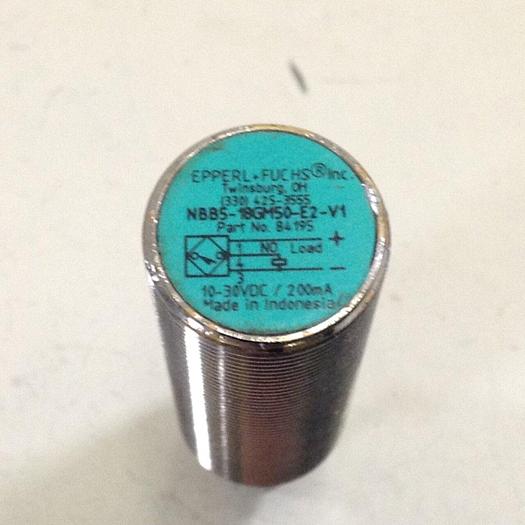 Used PEPPERL & FUCHS Inductive Sensor NBB5-18GM50-E2-V1 #73201