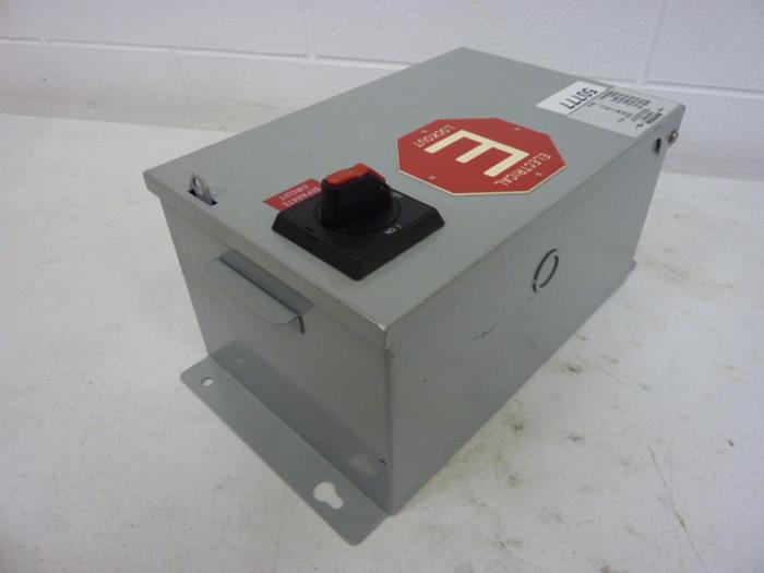 Used DAYKIN 0.75 kVA Transformer Disconnect LTFS-13U #50778