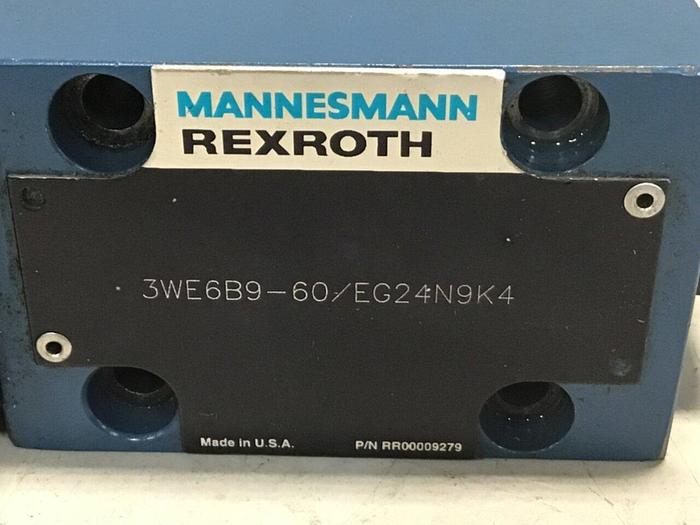 Used MANNESMANN REXROTH Hydraulic Valve 3WE6B960/EG24N9K4 #137508