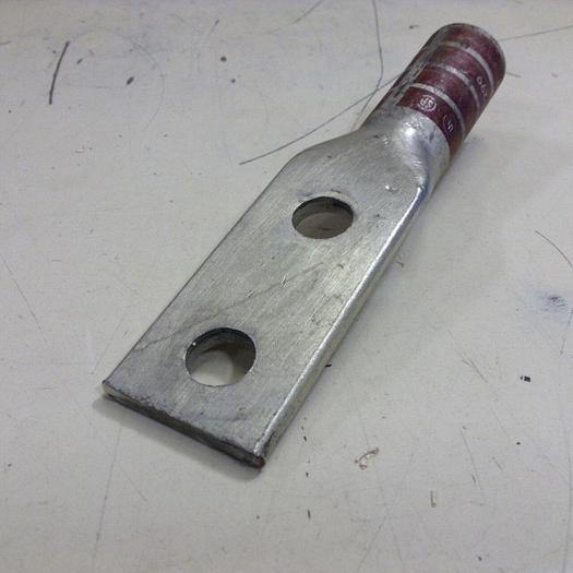 Used BURNDY 2 Hole Lug 500 KCMIL CU #89280