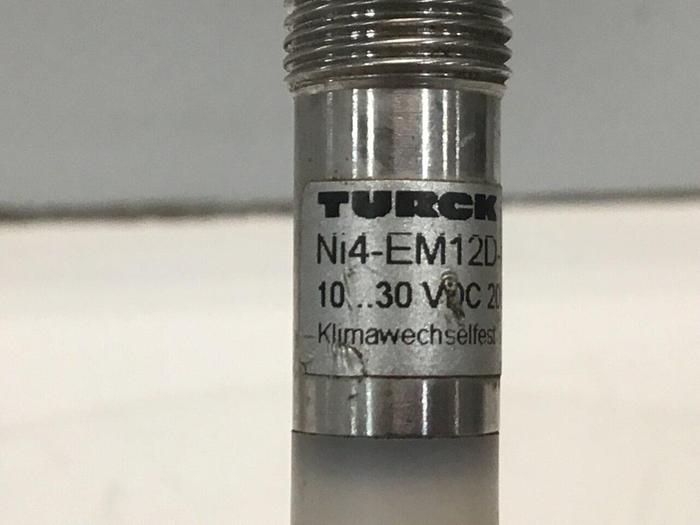 Used TURCK ELEKTRONIK Sensor NI4EM12DAP6S120 #128335