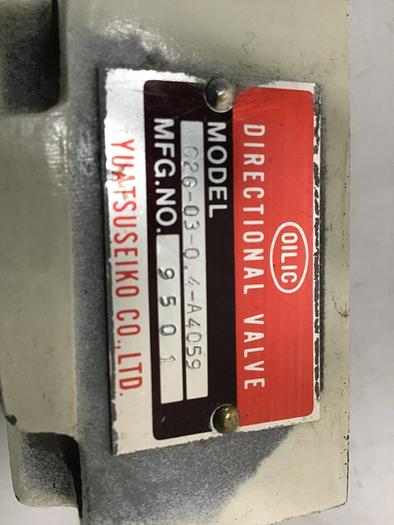 Used YUATSU SEIKO Valve C2G0304A4059 #118099