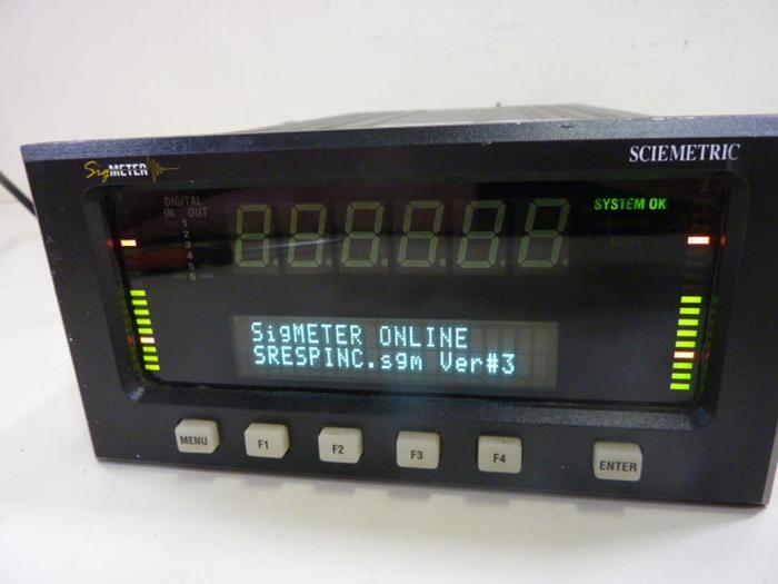 Used SCIEMETRIC INSTRUMENTS Sigmeter 1102 #51275