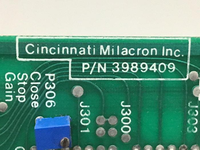 Used CINCINNATI MILACRON CMC-1 Board ES-43-A8-0609-C-3A USED