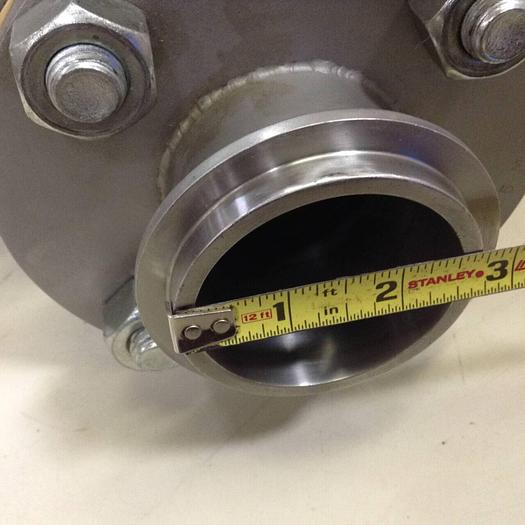 Used DEZURIK 316 Stainless Steel Bypass Valve w/ Actuator 9220443 #75561