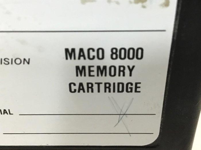 Used BARBER COLMAN Memory Cartridge MACO 8000 USED