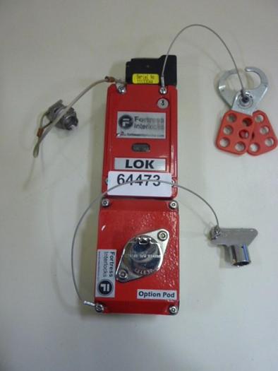 Used FORTRESS INTERLOCKS Safety Door Lock LOK #64474
