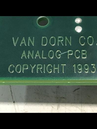Used VAN DORN Analog Circuit Board 330025 PC330-025 Used