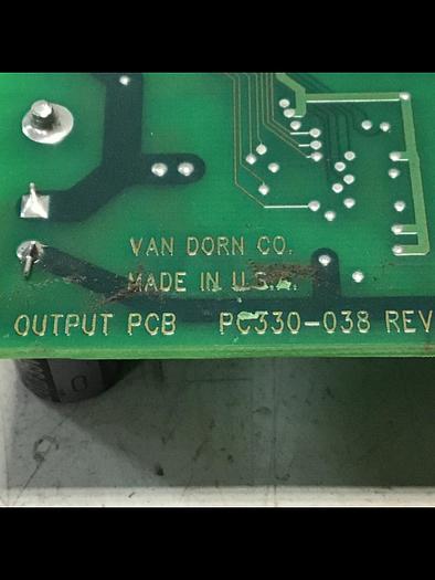 Used VAN DORN Pathfinder DC Output Board PC330-038 330038 USED