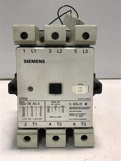 Used SIEMENS Contactor 3TF5022-OAK6 Used
