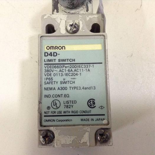 Used OMRON Limit Switch D4D #69843