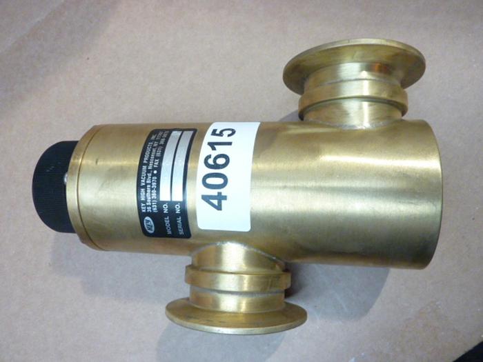 Used KEY HIGH VACUUM PRODUCTS INC Valve BL-200-0-K #40615
