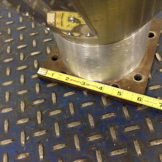 Used METAL FABRICATOR Stainless Steel Hopper HOPPER013 #82013