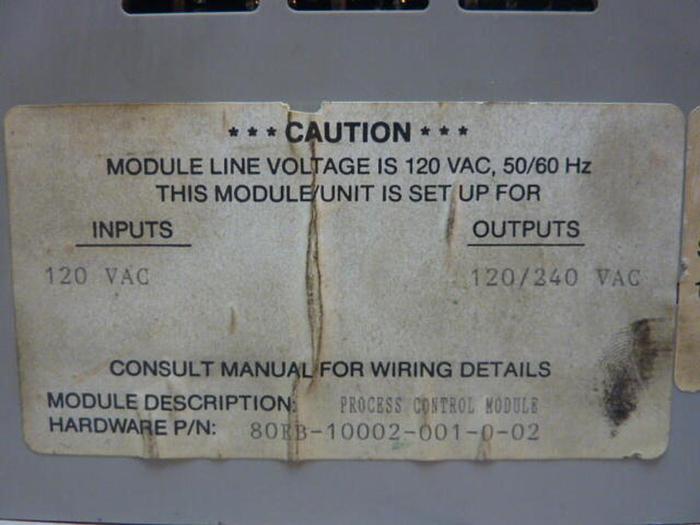 Used BARBER COLMAN Process Module 80EB-10002-001-0-02 Used
