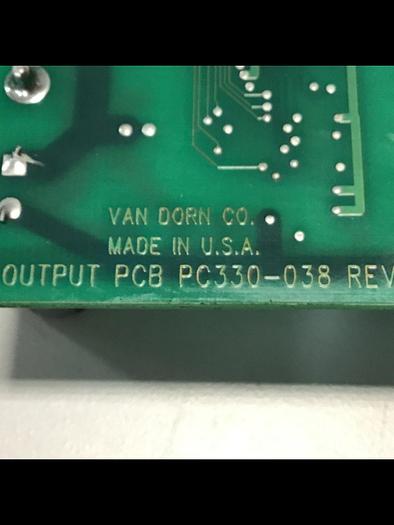 Used VAN DORN Pathfinder DC Output Board PC330-038 Used