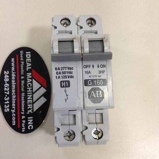 Used ALLEN BRADLEY 16 Amp Circuit Breaker 1492-CB1/G160 SER C #74210