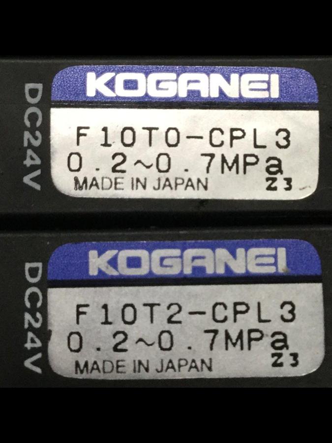 Used KOGANEI Manifold w/ Valves F10M10AJ #104800