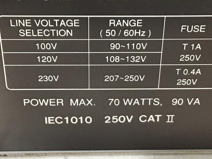 Used GW INSTEK Oscilloscope GOS-6112 #119522