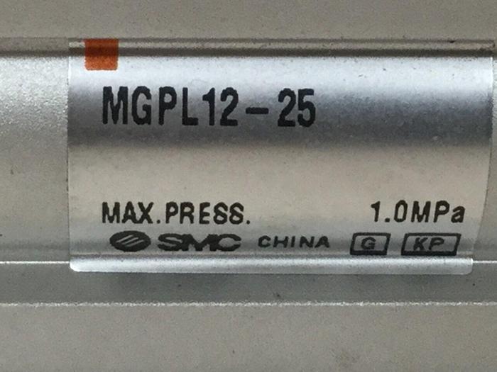 Used SMC Compact Guide Cylinder MGPL12-25 #104761