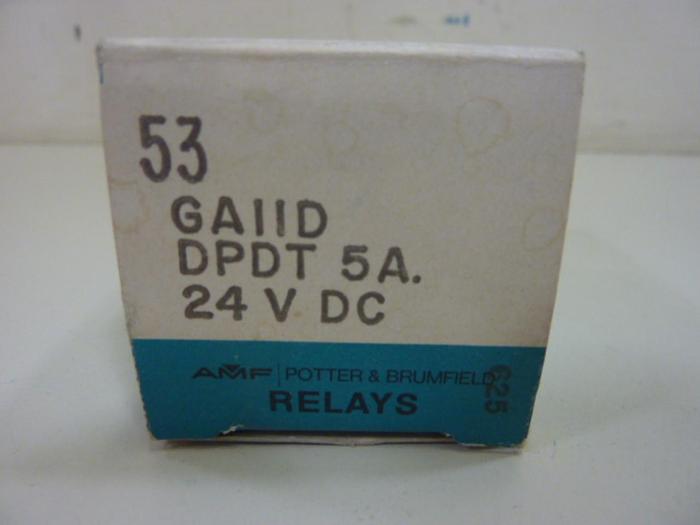 POTTER & BRUMFIELD Relay GA11D #54367