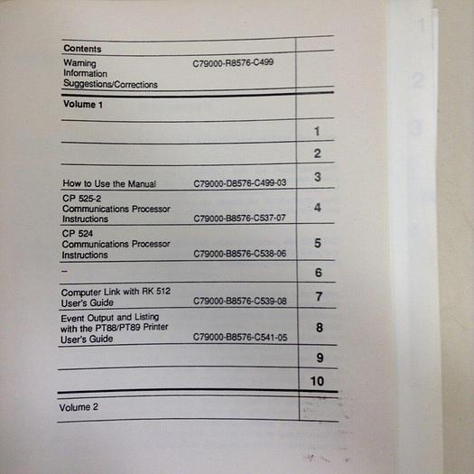 Used SIEMENS Manual 6ES5 998-1DB21 #70894
