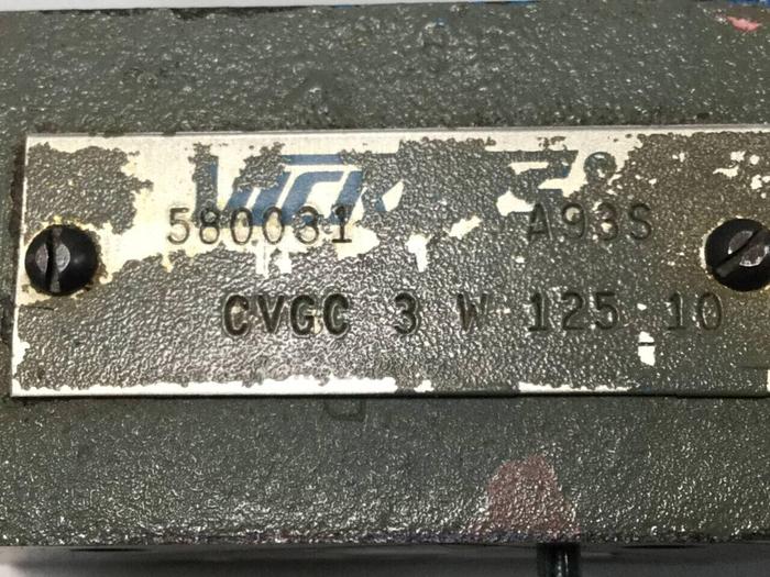 Used VICKERS Relief Valve CVGC 3 W 125 10 #98875