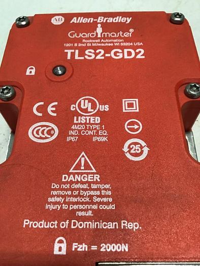 Used ALLEN BRADLEY Safety Switch TLS2-GD2 #133698