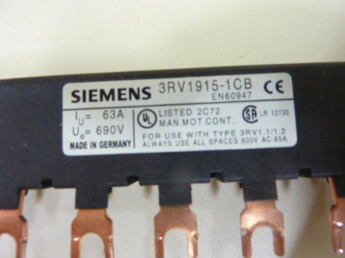 Used SIEMENS Connector 3RV1915-1CB #46381